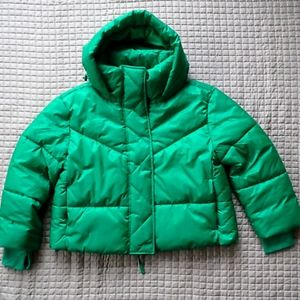 Big Puff Cropped Jacket - XXL Kelly Green